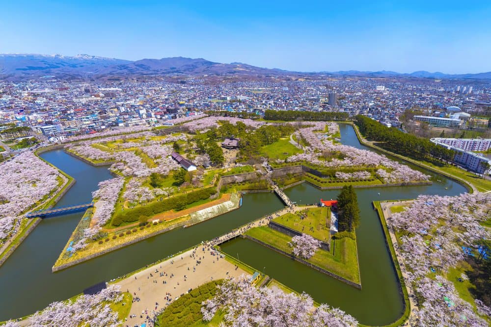 สวนสาธารณะโกเรียวคาคุ  goryokaku park